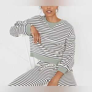 Madewell MWL Velour Crewneck Sweatshirt | Size M